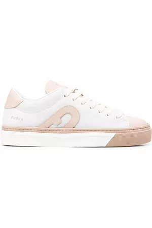 Furla Women Sneakers - Logo-patch low-top sneakers