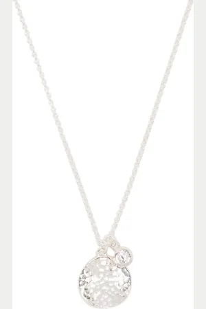 Dower and Hall White topaz pendant necklace