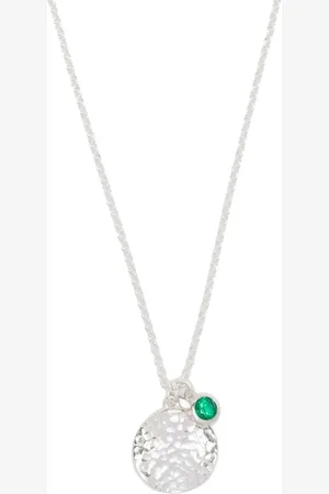 Dower and Hall Green garnet pendant necklace