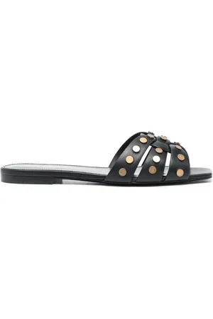 Saint Laurent Slip-on square-toe sandals