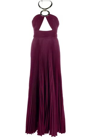 Elie saab Pleated cut-out gown