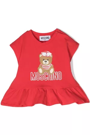 Moschino Teddy Bear ruffled tunic top