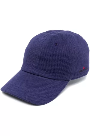 Kiton Men Caps - Logo-embroidered cotton cap