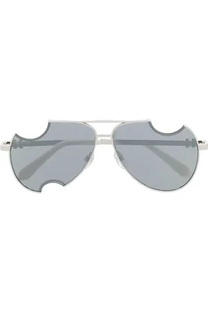 OFF-WHITE Dallas cut-out pilot-frame sunglasses
