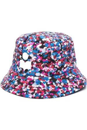 Isabel Marant Women Hats - Logo-print reversible bucket hat