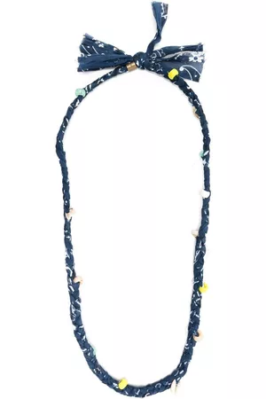 Alanui Braided-design bow necklace