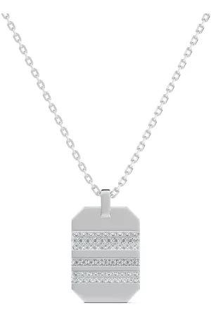 De Beers 18kt gold RVL diamond pendant necklace