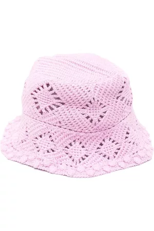 Maje Crochet-knit bucket hat