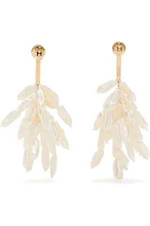 REJINA PYO Reverse Pom Pom earrings