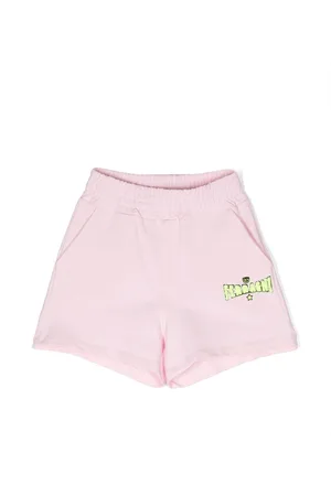 Chiara Ferragni Logo-embroidered track shorts