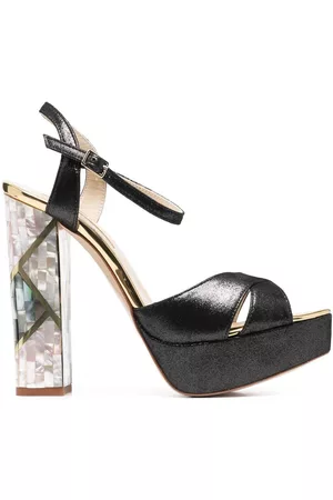 Freya Cher Noir calf-suede sandals