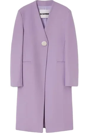 Jil Sander V-neck single-breasted coat