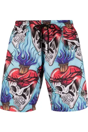 Philipp Plein Love Tattoo swim shorts