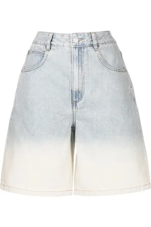 Izzue Straight-leg denim shorts