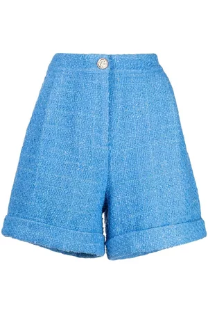 Edward Achour Paris Wide-leg tweet shorts