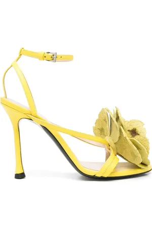 Nº21 Rose-embellished 110mm sandals