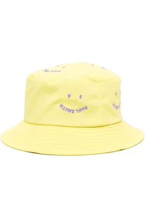 Paul Smith Women Hats - Lime Embroidered bucket hat