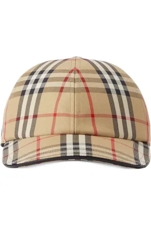 Burberry Check cotton baseball cap
