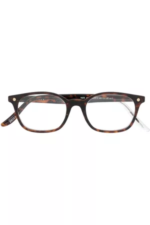 SNOB Square-frame clip-on glasses