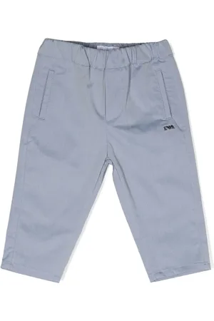 Emporio Armani Stretch-cotton tailored trousers