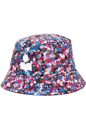 Isabel Marant Women Hats - All-over graphic-print bucket hat