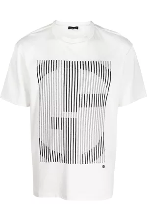 Armani Men Short Sleeve - Logo-print short-sleeved T-shirt