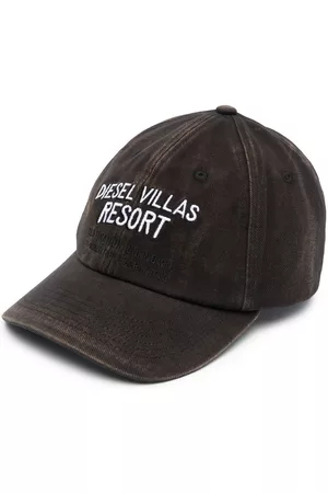 Diesel Men Caps - Embroidered-logo detail baseball cap