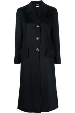 Thom Browne Wide-lapel single-breasted overcoat