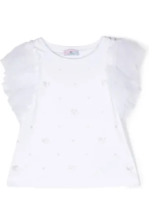 Chiara Ferragni Logo-detail cotton top