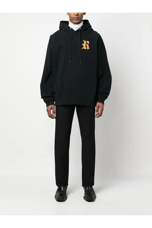 RAF SIMONS Monogram-print hoodie
