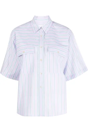 Marant Etoile Striped short-sleeve shirt