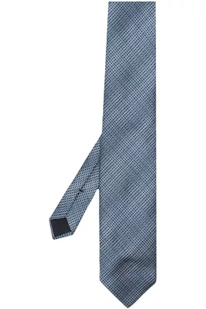 Tom Ford Men Bow Ties - Interwoven design silk tie