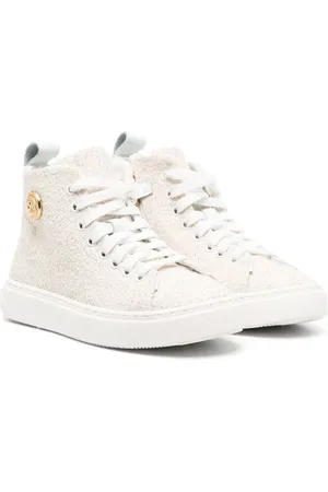 Balmain Logo-plaque high-top trainers
