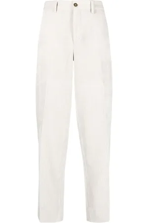 BRIGLIA Straight-leg corduroy trousers