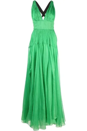 MARIA LUCIA HOHAN Ozana V-neck gown