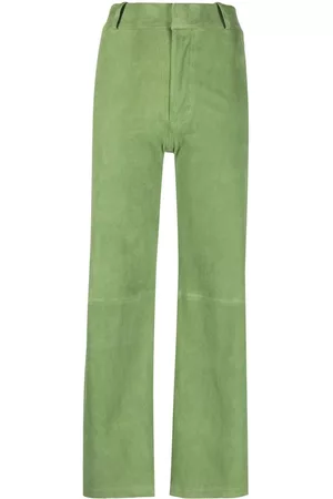 arma leder Cropped flared trousers