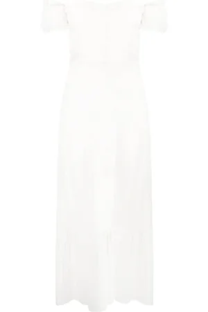 Reformation Butterfly off-shoulder midi dress