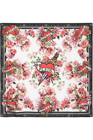 Philipp Plein Silk Foulard 90x90 Love