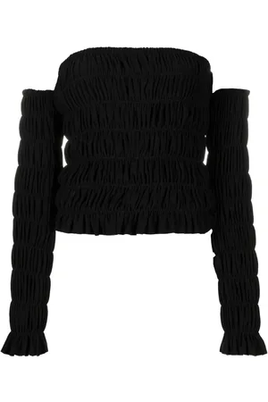 Norma Kamali Off-shoulder ruched tube top