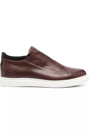 CANALI Low-top leather sneakers