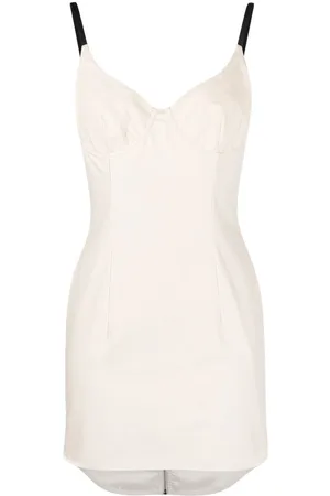 Heron Preston Canvas corset minidress