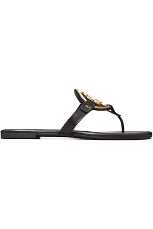 Tory Burch Logo-plaque leather sandals