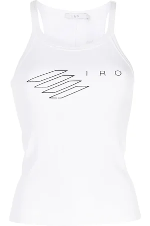 IRO Logo-print tank top