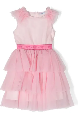 Chiara Ferragni Ruffled logo dress