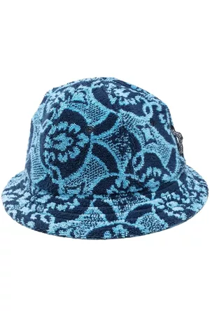 Marine Serre Graphic-print cotton bucket hat