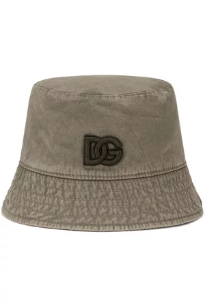 Dolce & Gabbana Logo-patch bucket hat
