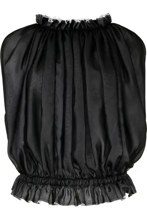 Comme des Garçons Sleeveless ruffle top
