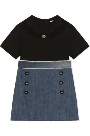 Dolce & Gabbana DG-logo A-line dress