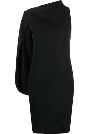 GENNY One-shoulder cross-over dress