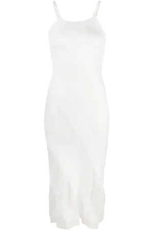 Gimaguas Fuzzy knitted slip dress